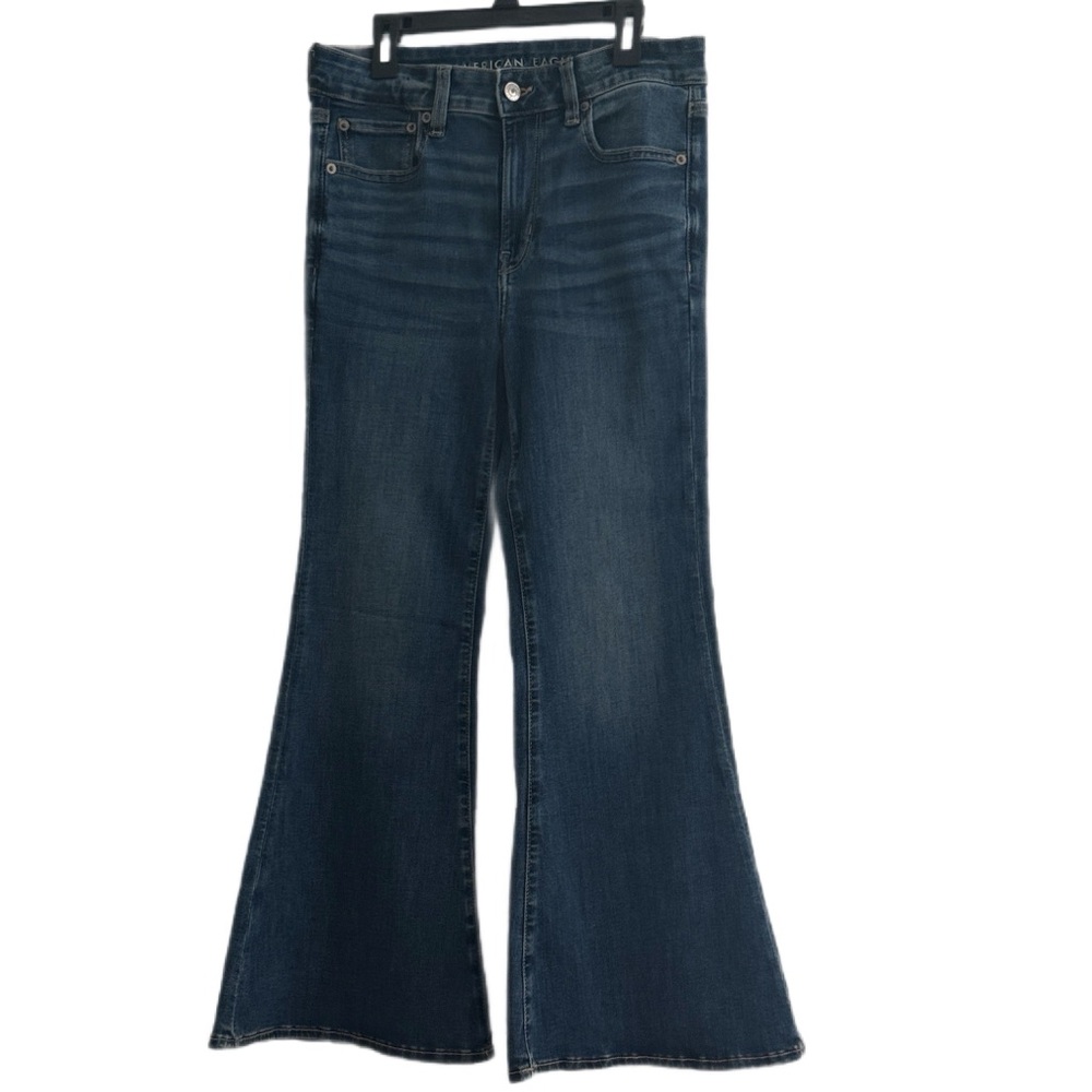 American Eagle ⭐️ VGUC AE Festival Flare NEXT Level Stretch Jeans Size 6 Short